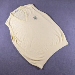 Vintage Aureus Sweater Vest Mens XL‎ V Neck River Oaks Golf Fall Fiesta 80s